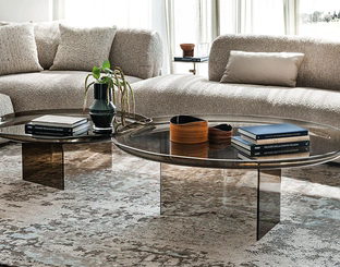 Tavolino Standard realizzato in vetro di Cattelan Italia