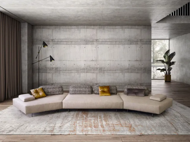 Divano lineare Harris di Rizzetto