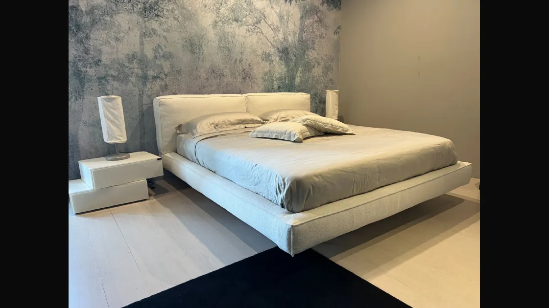 Letto matrimoniale Academy Piuma di Twils con box contenitore