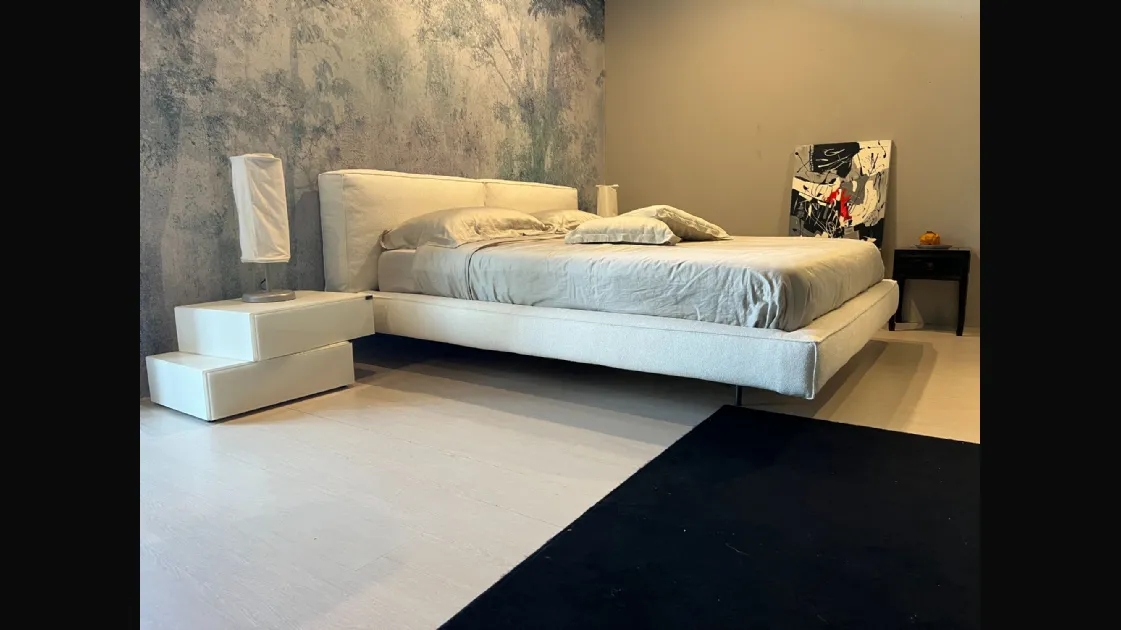 Letto matrimoniale Academy Piuma di Twils con box contenitore