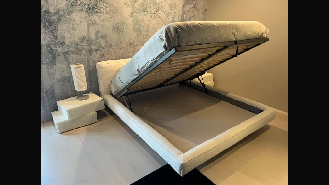 Letto matrimoniale Academy Piuma di Twils con box contenitore