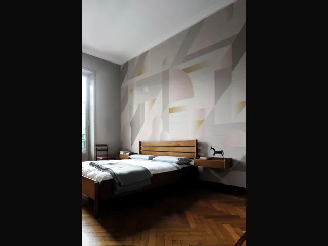 Carta da parati astratta dai colori tenui Archipelago di London Art