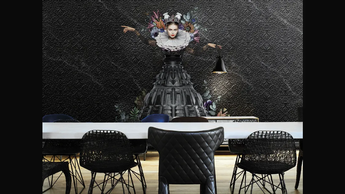 Carta da parati raffigurante la regina di Marcel Wanders Athena di London Art