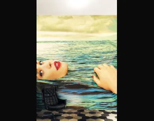 Carta da parati Be Water di London Art