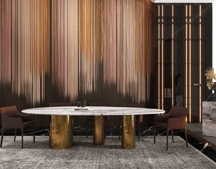 Carta da parati Bronze Rain di London Art