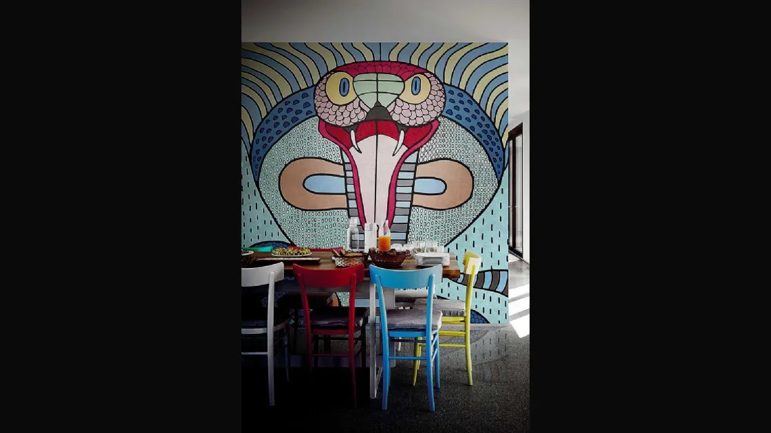 Carta da parati Cobra di London Art