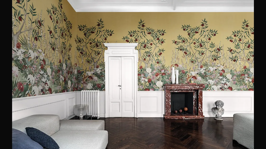 Carta da parati Fleurs Magiques di London Art