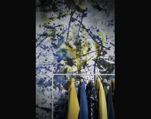 Carta da parati moderna con grafica astratta Jackson di London Art