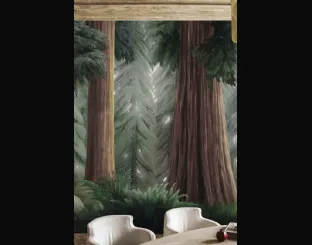 Carta da parati La Forêt Éternelle di London Art
