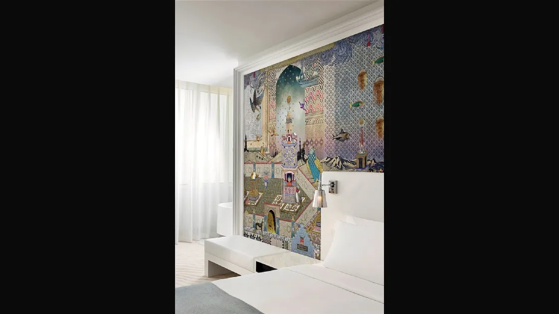 Carta da parati Mondrian Doha di London Art