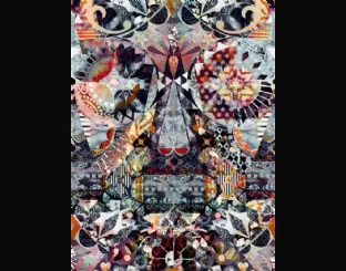 Carta da parati ricca di colori Shanghai di London Art