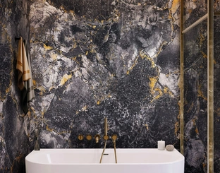 Carta da parati Volcanic Gold di London Art