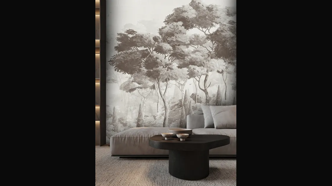 Carta da parati Wallpainting Tree di Adriani e Rossi