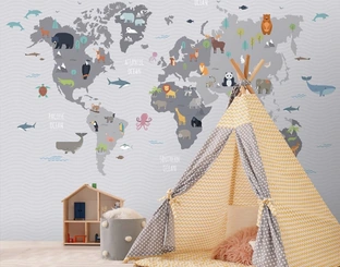 Carta da parati World Kids di Adriani e Rossi