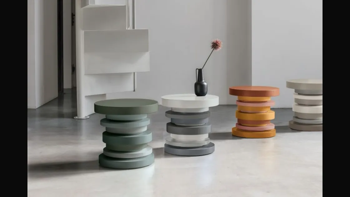 Tavolino di design 33 laccato vari colori di Tomasella