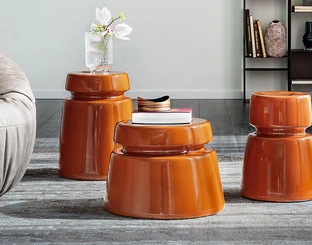 Tavolino in ceramica Bishop di Cattelan Italia