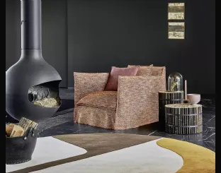Tavolino Black 19 e 21 in black bamboo di Gervasoni