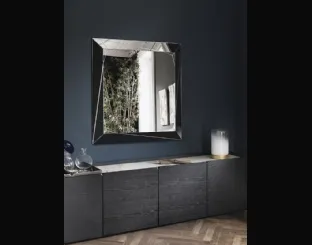 Specchio quadrato da fissare a parete Diamante di Bontempi