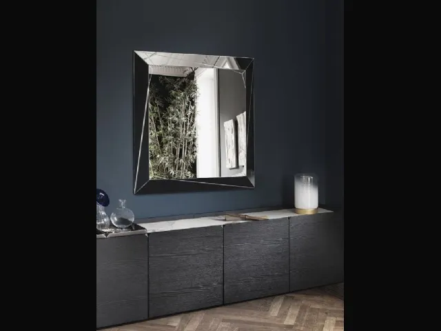 Specchio quadrato da fissare a parete Diamante di Bontempi
