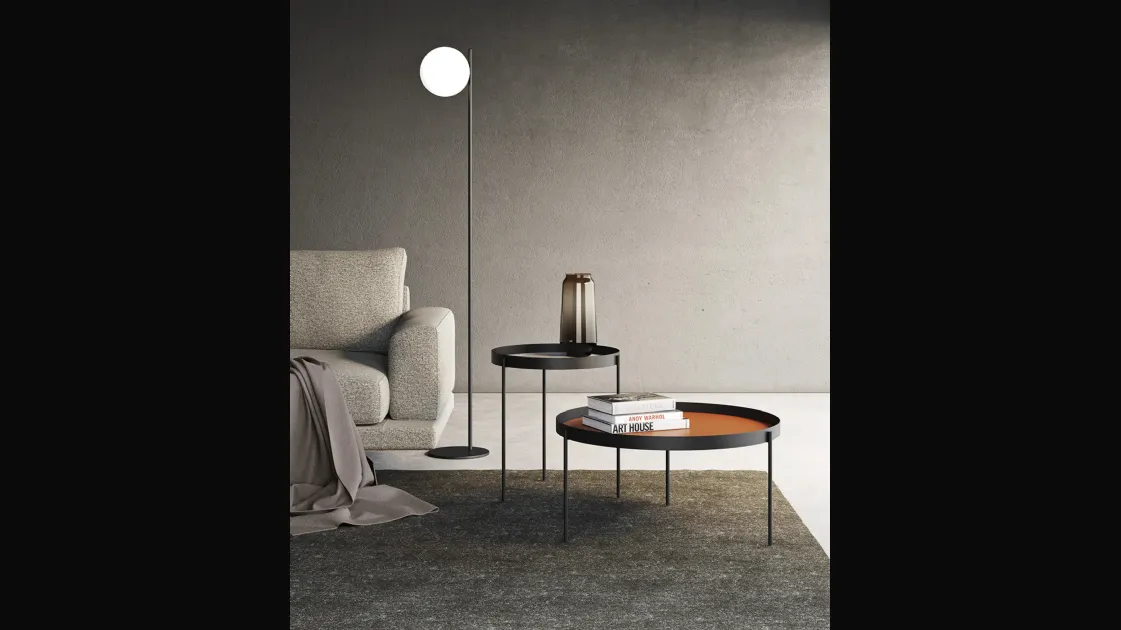 Tavolino Floyd in MDF laccato di Doimo Salotti
