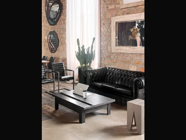 Tavolino apribile Handy in Rovere massello di Devina Nais