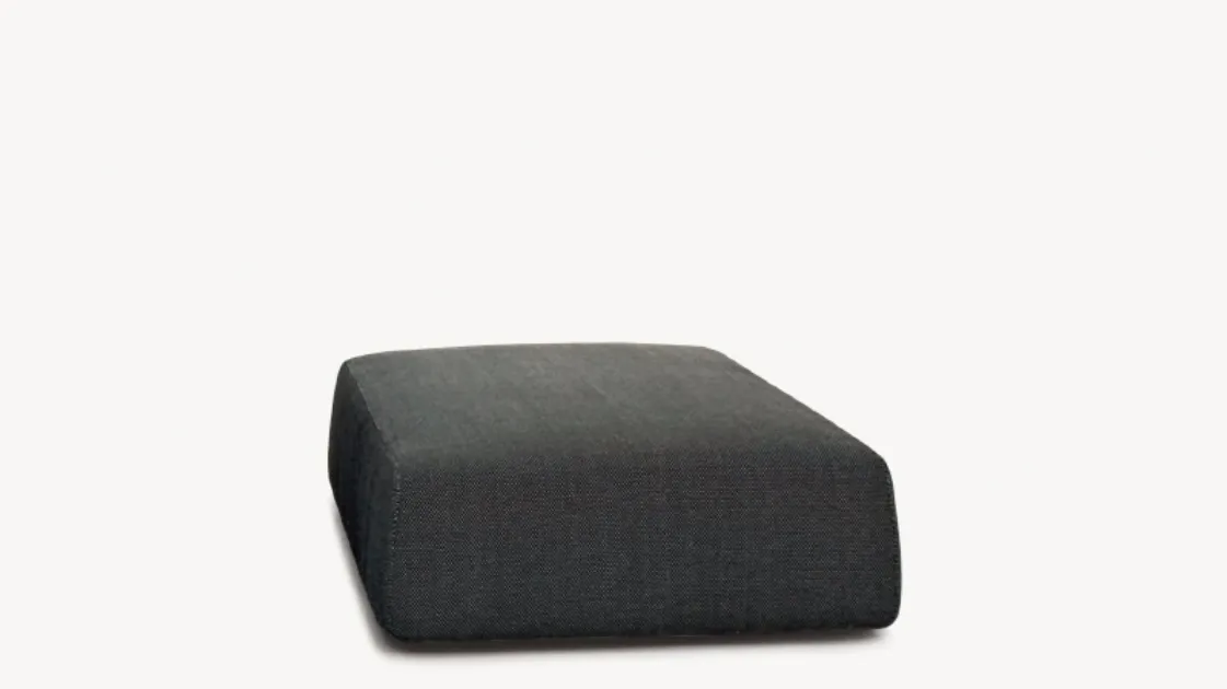 Pouf in tessuto rettangolare Highlands di Moroso