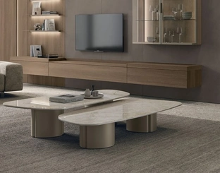 Tavolino Nemo con top in gres di Tomasella