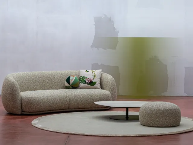 Pouf rotondo Pacific di Moroso