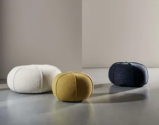 Pouf Clove in tessuto imbottito di Twils