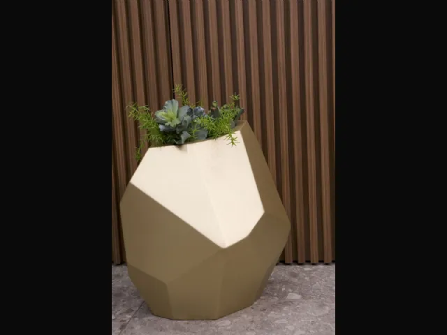 Vaso colorato dal design irregolare Secret di Slide