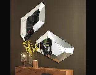 Specchio in cristallo Diamond di Cattelan Italia