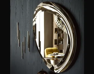 Specchio in cristallo specchiato Ascot di Cattelan Italia