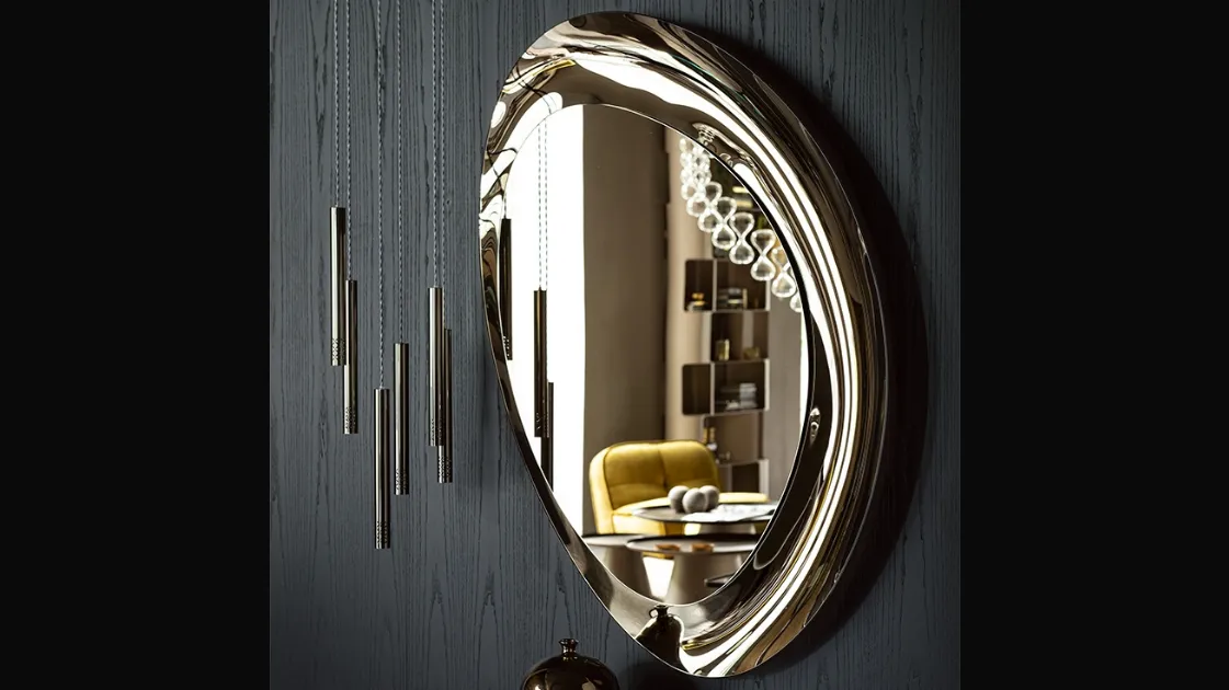 Specchio in cristallo specchiato Ascot di Cattelan Italia