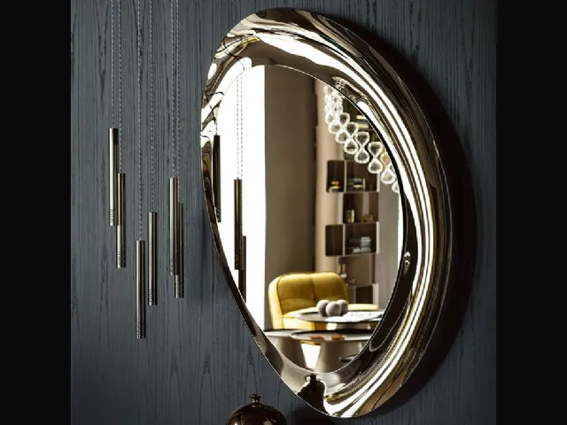 Specchio in cristallo specchiato Ascot di Cattelan Italia
