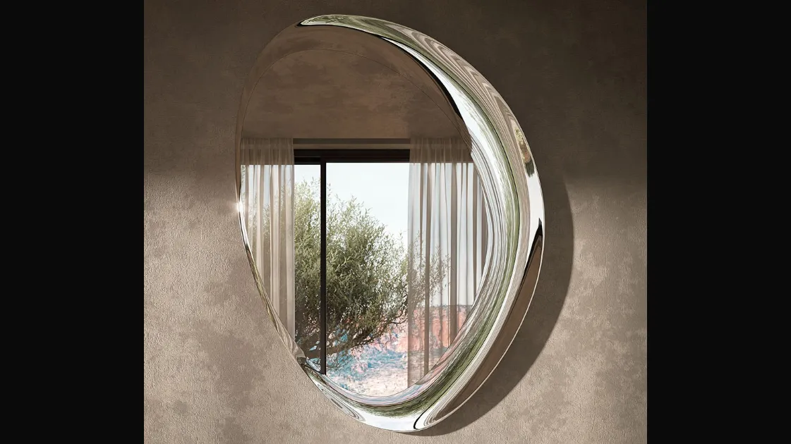 Specchio Ascot Magnum in cristallo specchiato di Cattelan Italia