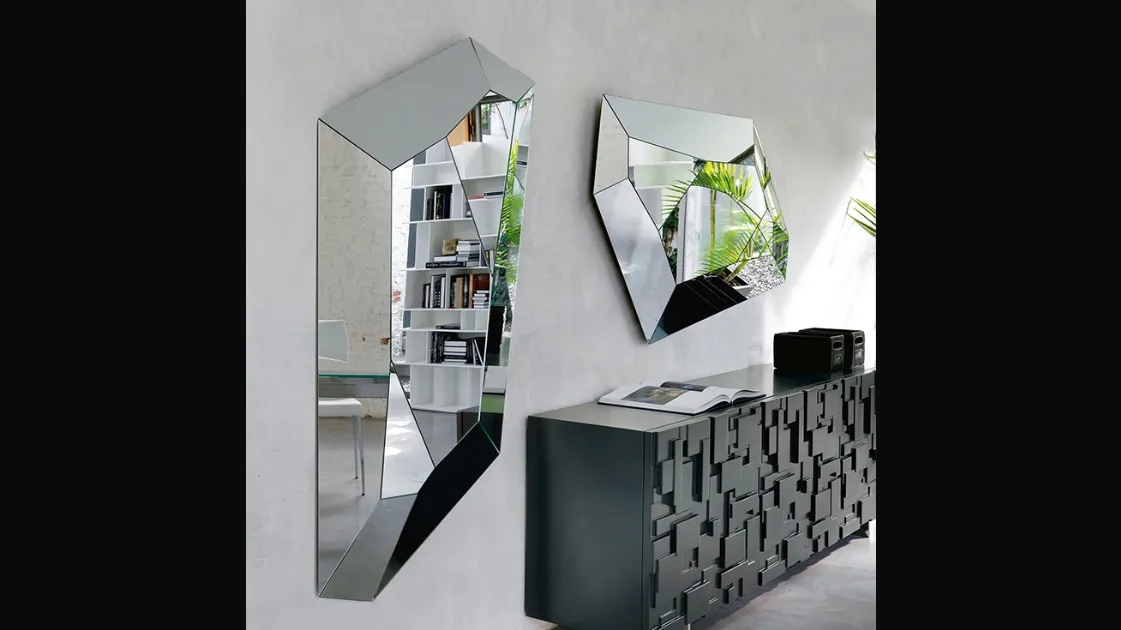 Specchio tridimensionale Diamond di Cattelan Italia