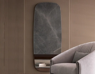 Specchio ovale da parete Lake di Bonaldo