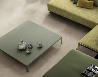 Tavolino minimal in metallo Spencer di Doimo Salotti