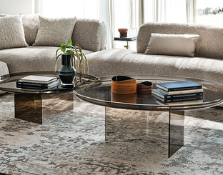 Tavolino Standard realizzato in vetro di Cattelan Italia