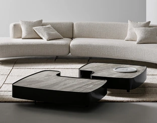 Tavolino Aspen con top in ceramica di Bonaldo