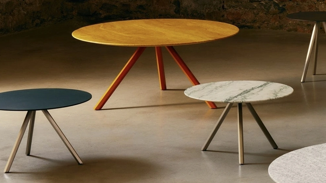 Tavolino Mini Heb con top in marmo di Desalto