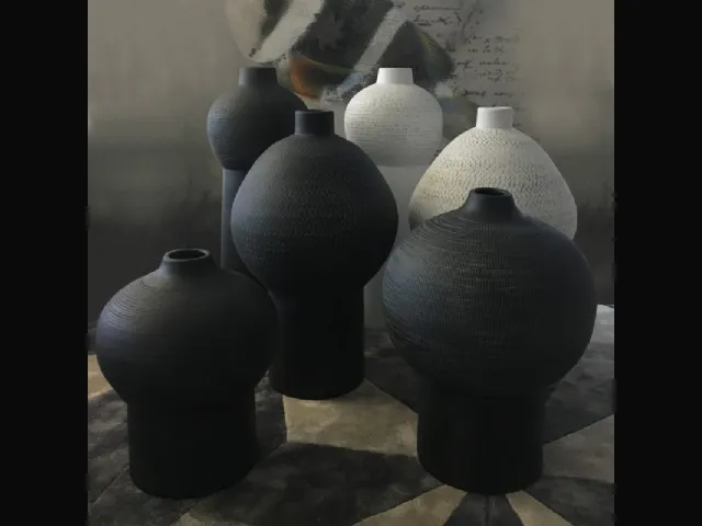 Vaso in ceramica decorata Venissa di Adriani e Rossi