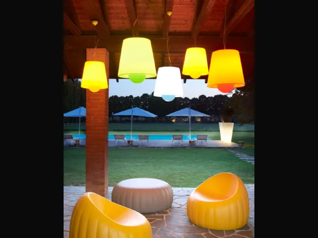 Lampada colorata a sospensione da esterni Ali Baba Lanterna di Slide