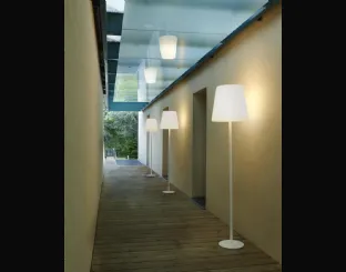 Lampada da terra in polietilene e acciaio Ali Baba di Slide