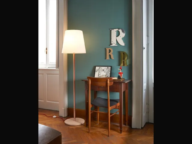 Lampada da terra in legno Ali Baba Wood di Slide