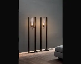 Lampada da terra Bio-s in metallo e vetro di Bonaldo