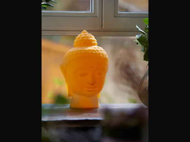 Lampada etnica da tavolo in polietilene Buddha di Slide