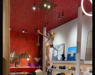 Lampada a sospensione Chiodo Lamp in ceramica smaltata di Adriani e Rossi
