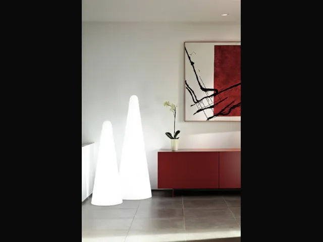 Lampada da terra di design Cono di Slide