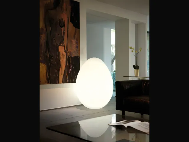 Lampada da terra a forma di uovo Dino di Slide